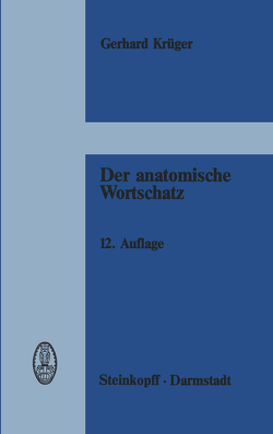 Der anatomische Wortschatz von Krüger,  G.