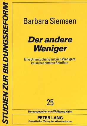 Der andere Weniger von Siemsen,  Barbara