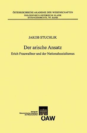 Der arische Ansatz von Stuchlik,  Jakob