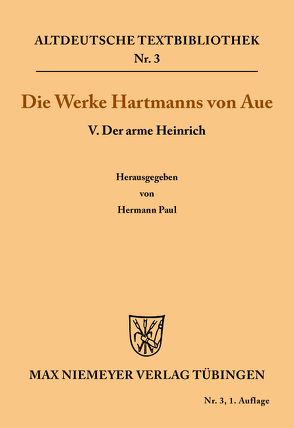 Der arme Heinrich von Hartmann von Aue, Paul,  Hermann