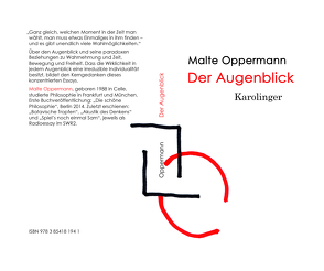 Der Augenblick von Oppermann,  Malte