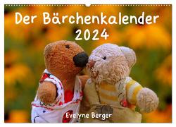 Der Bärchenkalender 2024 (Wandkalender 2024 DIN A2 quer), CALVENDO Monatskalender von Berger,  Evelyne