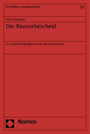 Der Bauvorbescheid von Heimpel,  Silvia