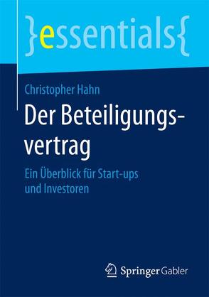 Der Beteiligungsvertrag von Hahn,  Christopher