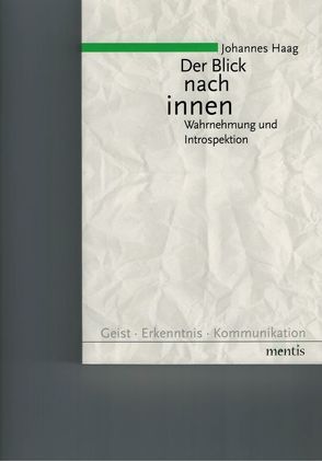 Der Blick nach innen – Wahrnehmung und Introspektion von Haag,  Johannes