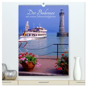 Der Bodensee mit seinen Sehenswürdigkeiten (hochwertiger Premium Wandkalender 2024 DIN A2 hoch), Kunstdruck in Hochglanz von Reupert,  Lothar