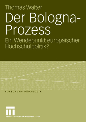 Der Bologna-Prozess von Walter,  Thomas