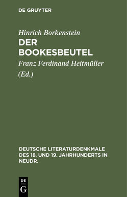 Der Bookesbeutel von Borkenstein,  Hinrich, Heitmüller,  Franz Ferdinand