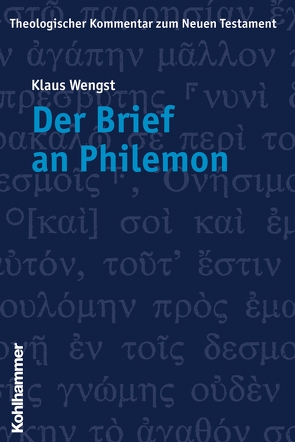 Der Brief an Philemon von Fiedler,  Peter, Schottroff,  Luise, Stegemann,  Ekkehard W., Wengst,  Klaus