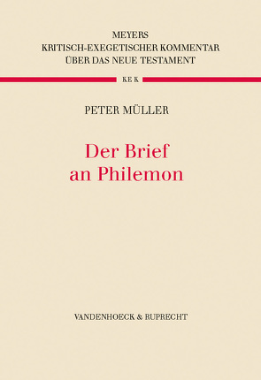 Der Brief an Philemon von Müller,  Peter