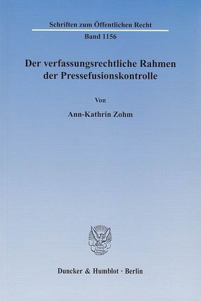 Der Bundesstaat in Zeiten der Finanzkrise. von Buscher,  Daniel