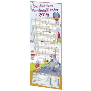 Der christliche Familienkalender 2019 mit 6 Spalten von Harper,  Ursula