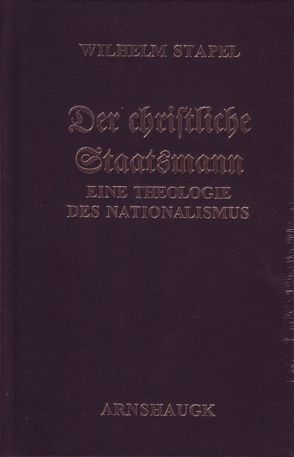 Der christliche Staatsmann von Stapel,  Wilhelm