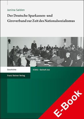 Der Deutsche Sparkassen- und Giroverband zur Zeit des Nationalsozialismus von Salden,  Janina