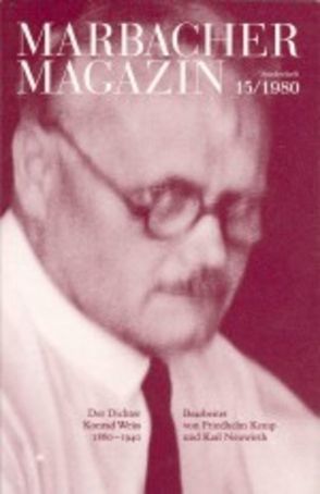 Der Dichter Konrad Weiss. 1880-1940 von Kemp,  Friedhelm, Neuwirth,  Karl