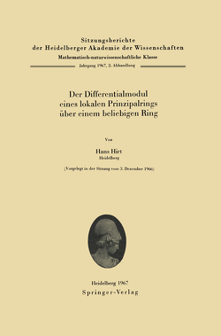 Der Differentialmodul eines lokalen Prinzipalrings über einem beliebigen Ring von Hirt,  H.