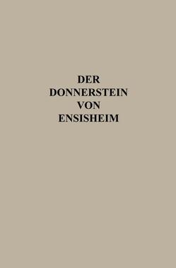 Der Donnerstein von Ensisheim von MÜHLL