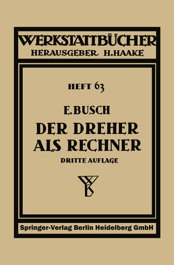 Der Dreher als Rechner von Busch,  Ernst