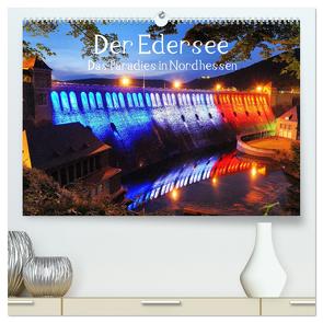 Der Edersee – Das Paradies in Nordhessen (hochwertiger Premium Wandkalender 2024 DIN A2 quer), Kunstdruck in Hochglanz von Ornamentum,  Partum