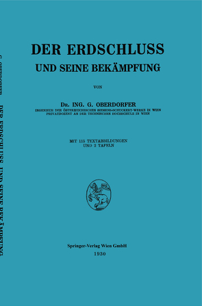 Der Erdschluss und Seine Bekämpfung von Oberdorfer,  Günther