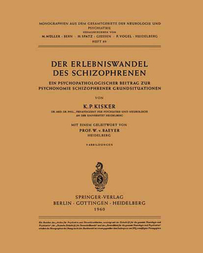 Der Erlebniswandel des Schizophrenen von Baeyer,  W. v., Kisker,  K.P.