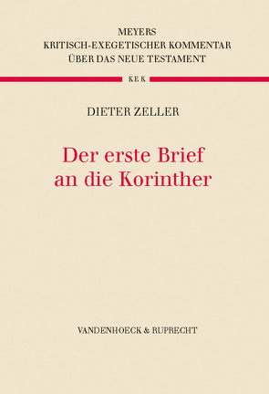 Der erste Brief an die Korinther von Zeller,  Dieter