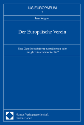 Der Europäische Verein von Wagner,  Jens