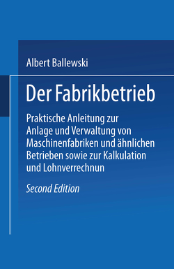 Der Fabrikbetrieb von Ballewski,  Albert