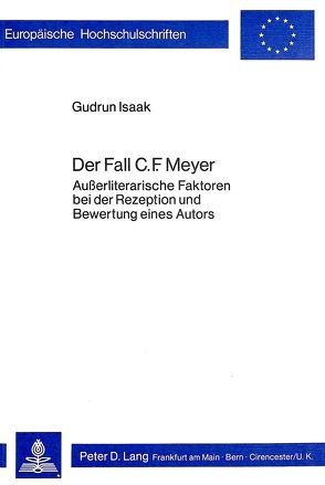 Der Fall C.F. Meyer von Isaak,  Gudrun