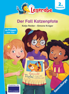 Der Fall Katzenpfote – Leserabe ab 2. Klasse – Erstlesebuch für Kinder ab 7 Jahren von Krüger,  Simone, Reider,  Katja