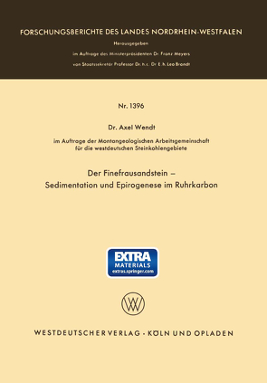 Der Finefrausandstein — Sedimentation und Epirogenese im Ruhrkarbon von Wendt,  Axel