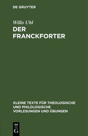 Der Franckforter von Uhl,  Willo