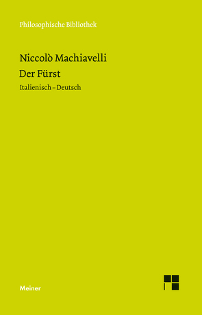 Der Fürst von Machiavelli,  Niccolò, Rudolph,  Enno