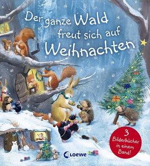 Der ganze Wald freut sich auf Weihnachten von Chapman,  Jane, Warnes,  Tim