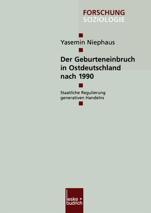 Der Geburteneinbruch in Ostdeutschland nach 1990 von Niephaus,  Yasemin