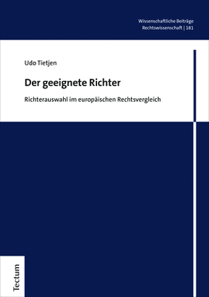 Der geeignete Richter von Tietjen,  Udo