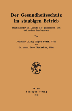 Der Gesundheitsschutz im staubigen Betrieb von Benischek,  Josef, Feifel,  Eugen