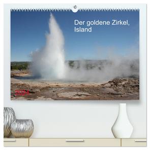 Der goldene Zirkel, Island (hochwertiger Premium Wandkalender 2024 DIN A2 quer), Kunstdruck in Hochglanz von Brunhilde Kesting,  Margarete