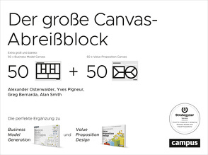 Der große Canvas-Abreißblock von Bernarda,  Greg, Osterwalder,  Alexander, Pigneur,  Yves, Smith,  Alan