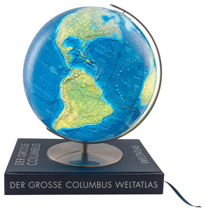 DER GROSSE COLUMBUS WELTATLAS mit GLOBUS