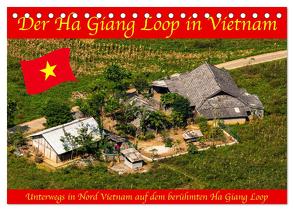 Der Ha Giang Loop in Vietnam (Tischkalender 2024 DIN A5 quer), CALVENDO Monatskalender von Brack,  Roland