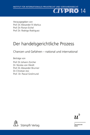 Der handelsgerichtliche Prozess von Eichel,  Florian, Markus,  Alexander, Rodriguez,  Rodrigo