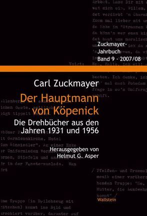 Der Hauptmann von Köpenick von Asper,  Helmut G, Zuckmayer,  Carl