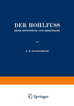 Der Hohlfuss von Hackenbroch,  M.