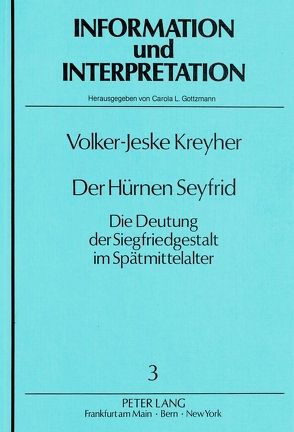 Der Hürnen Seyfrid von Kreyher,  Volker-Jeske