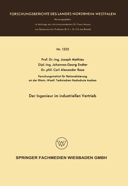 Der Ingenieur im industriellen Vertrieb von Mathieu,  Joseph