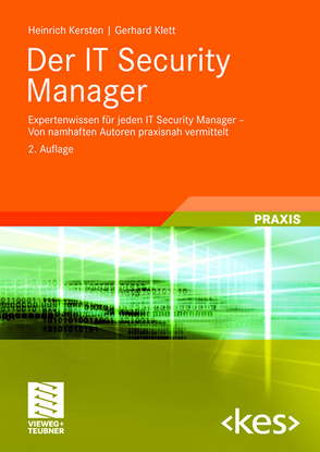 Der IT Security Manager von Kersten,  Heinrich, Klett,  Gerhard, Wolfenstetter,  Klaus-Dieter