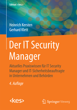 Der IT Security Manager von Kersten,  Heinrich, Klett,  Gerhard