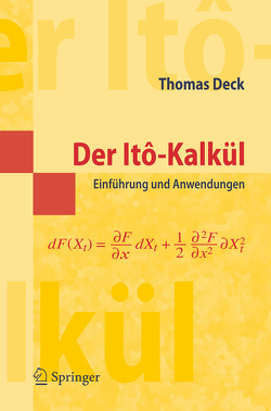 Der Itô-Kalkül von Deck,  Thomas