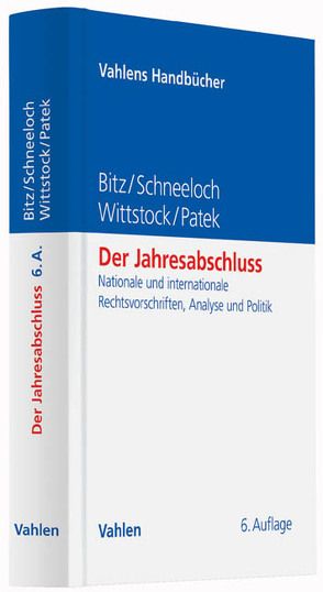 Der Jahresabschluss von Bitz,  Michael, Patek,  Guido, Schneeloch,  Dieter, Wittstock,  Wilfried